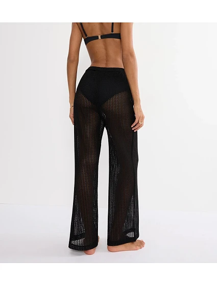 Plážové háčkované nohavice MyWear - BLACK - TRIUMPH BLACK - TRIUMPH