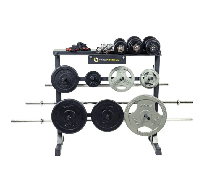 HMS STR12 Prémiový stojan na dosky a činky