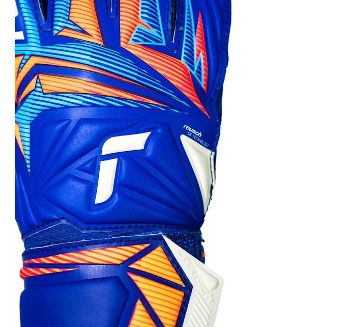 Attrakt Solid Junior brankářské rukavice modré model 22057159 - Reusch Attrakt Solid Junior brankářské rukavice modré model 22057159 - Reusch