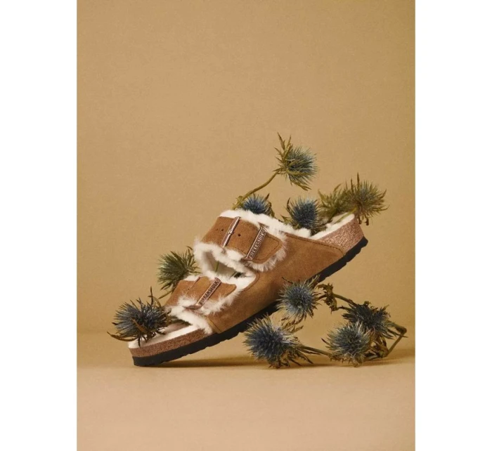 Birkenstock Arizona Shearling Mink W 1001135 Birkenstock Arizona Shearling Mink W 1001135