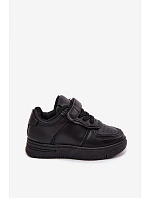 Detská športová obuv z eko kože Black Liora Detská športová obuv z eko kože Black Liora