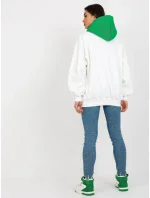 Mikina EM BL 696.68 bielo zelená Mikina EM BL 696.68 bielo zelená