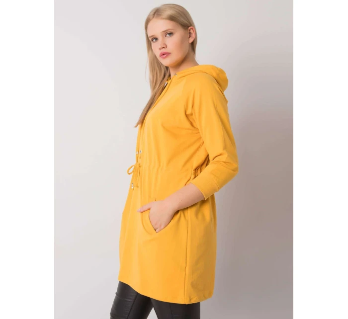 Dámska mikina RV BL 6853.10P tmavo žltá