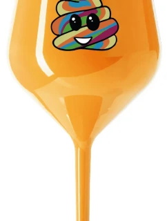 SPIRITUAL GREAT EE - oranžový nerozbitný pohár na víno 470 ml