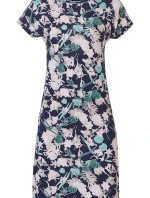 Dámska nočná košeľa 15231-316-2 tm.modrá-potlač - Pastunette