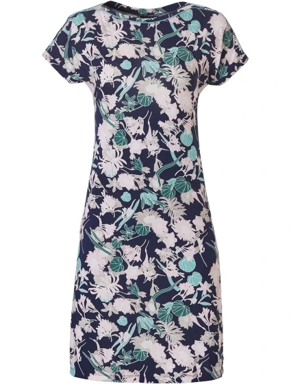 Dámska nočná košeľa 15231-316-2 tm.modrá-potlač - Pastunette