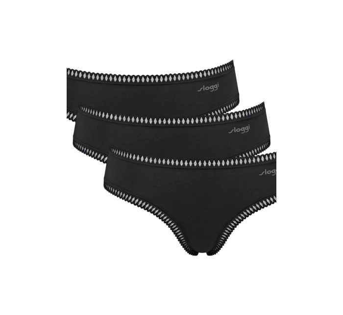 SLOGGI GO CRUSH HIPSTER KALHOTKY 3PACK ČERNÉ SLOGGI GO CRUSH HIPSTER KALHOTKY 3PACK ČERNÉ