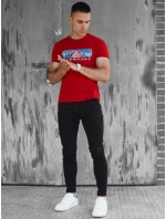 FashionStreet červené pánske tričko RX5553