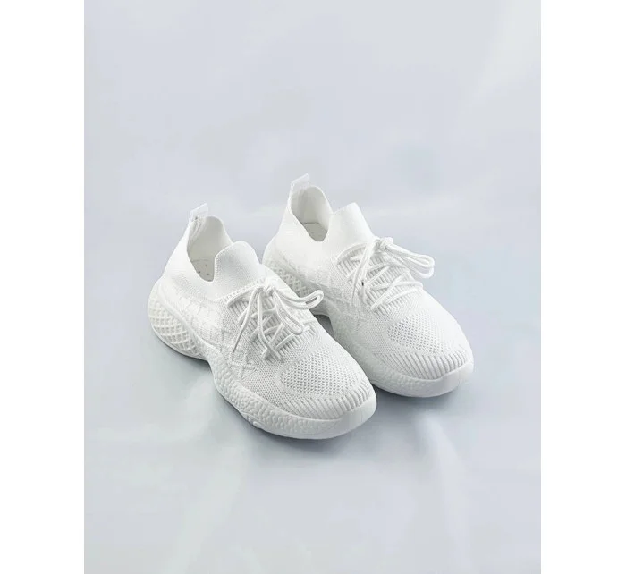 Biele dámske športové topánky (JY21-3)