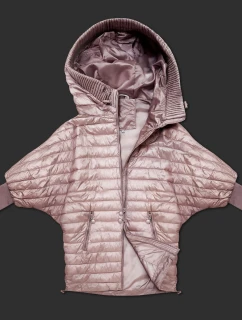 Svetloružová dámska bunda Minority Bat (P3-6913-52)