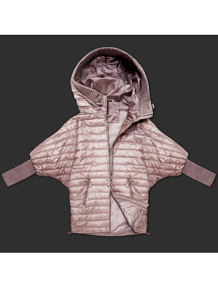 Dámska bunda Minority bat light pink (P3-6913-52) Dámska bunda Minority bat light pink (P3-6913-52)