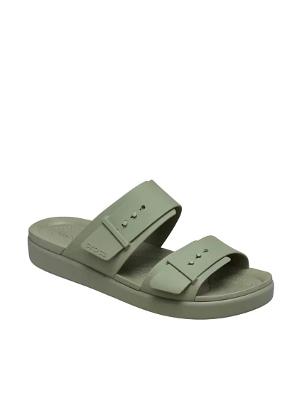 Dámské žabky Brooklyn Low green dámské model 22179979 - Crocs Dámské žabky Brooklyn Low green dámské model 22179979 - Crocs
