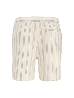 Jack&Jones pánske pruhované šortky JPSTJAIDEN COBA STRIPE JOG SHORTS REG SN 12274413 Antique White Stripes