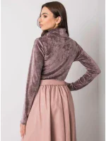 Halenka LK BZ model 17338886 tmavě lila - FPrice Halenka LK BZ model 17338886 tmavě lila - FPrice