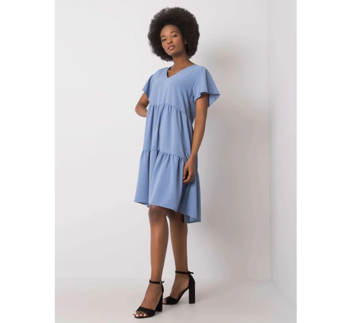 Šaty WN SK model 15347383 modrá - FPrice Šaty WN SK model 15347383 modrá - FPrice