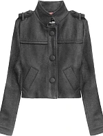 Dámska krátka bunda so stojačikom 1096 - LJR