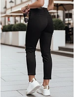 Spodnie damskie slim fit z paskiem czarne model 22278455 - FashionStreet