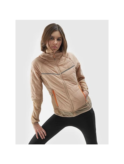 Recyklovaná dámska trekingová bunda Primaloft black insulation eco 4F 4FWSS24TDJAF383-83S