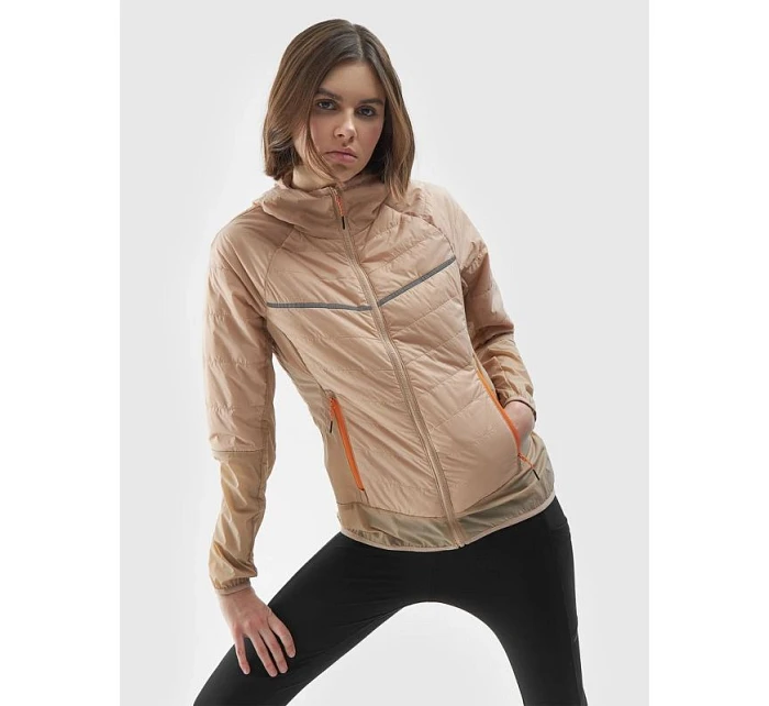 Recyklovaná dámska trekingová bunda Primaloft black insulation eco 4F 4FWSS24TDJAF383-83S