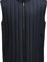 James Harvest Scarsdale Vest Men Pánska prešívaná vesta 62.1052 čierna