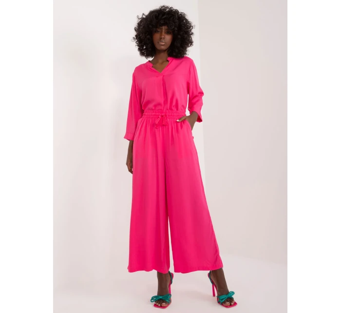 Nohavice D73761M62237D fuchsiová Nohavice D73761M62237D fuchsiová