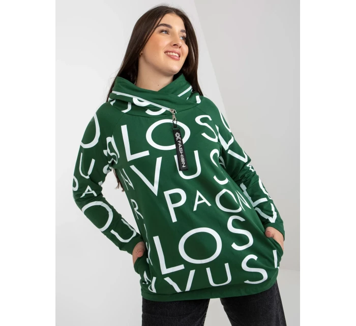 Dámská mikina RV BL tmavě zelená model 17821438 - FPrice Dámská mikina RV BL tmavě zelená model 17821438 - FPrice