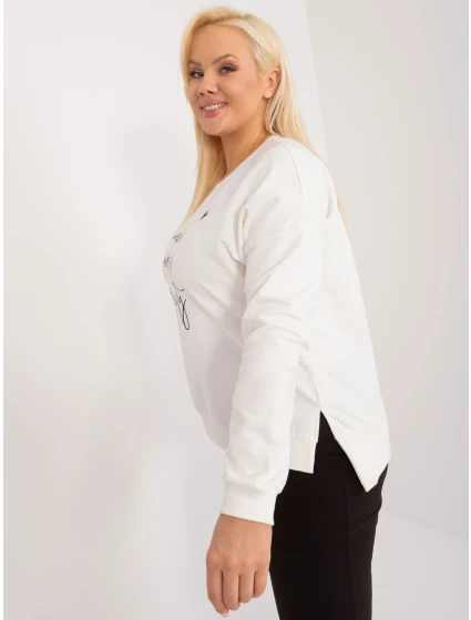 Bluzka RV BZ model 20081011 ecru - FPrice Bluzka RV BZ model 20081011 ecru - FPrice