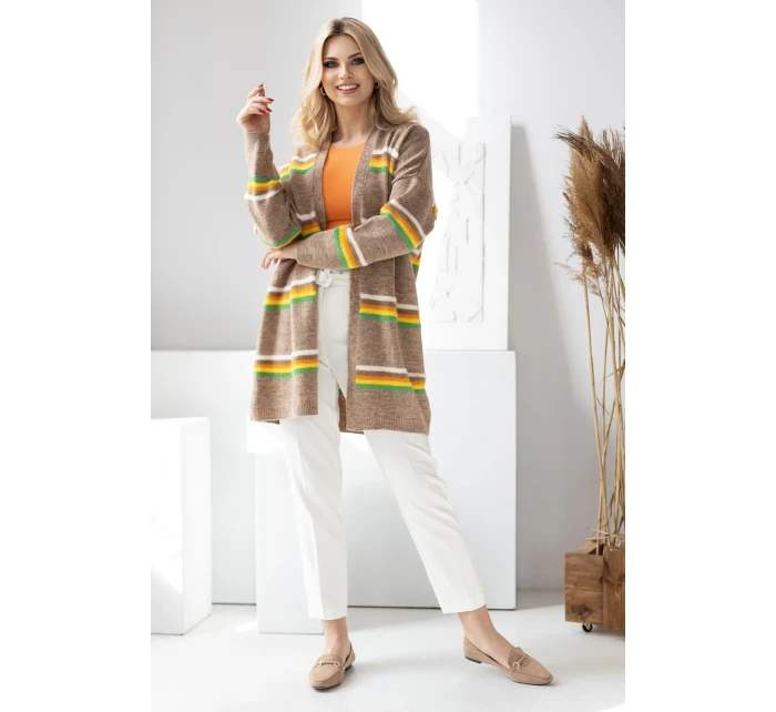 Sveter na zapínanie model 178650 PeeKaBoo