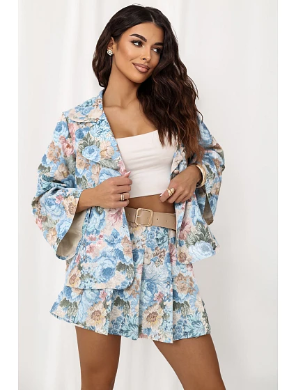 Šortky so spodnou sukňou model 226465 Taliansko Moda Šortky so spodnou sukňou model 226465 Taliansko Moda