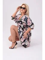 dámské letní květované šaty model 20070178 - Moon dámské letní květované šaty model 20070178 - Moon