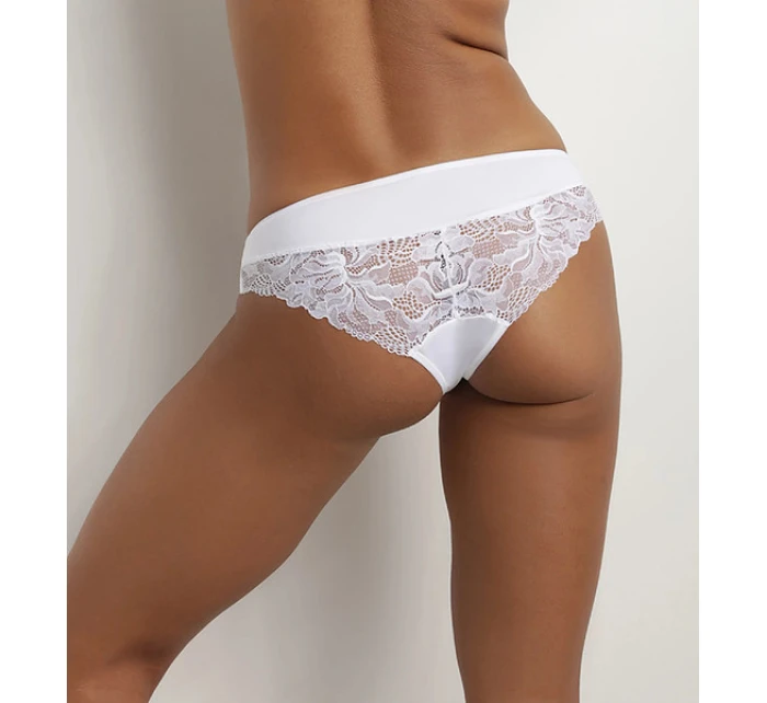 Dámske čipkované nohavičky DIM GENEROUS ESSENTIAL BRIEF - DIM - biele