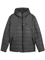 Pánska zateplená bunda Puma ESS s kapucňou Grey 685211 44 Muži