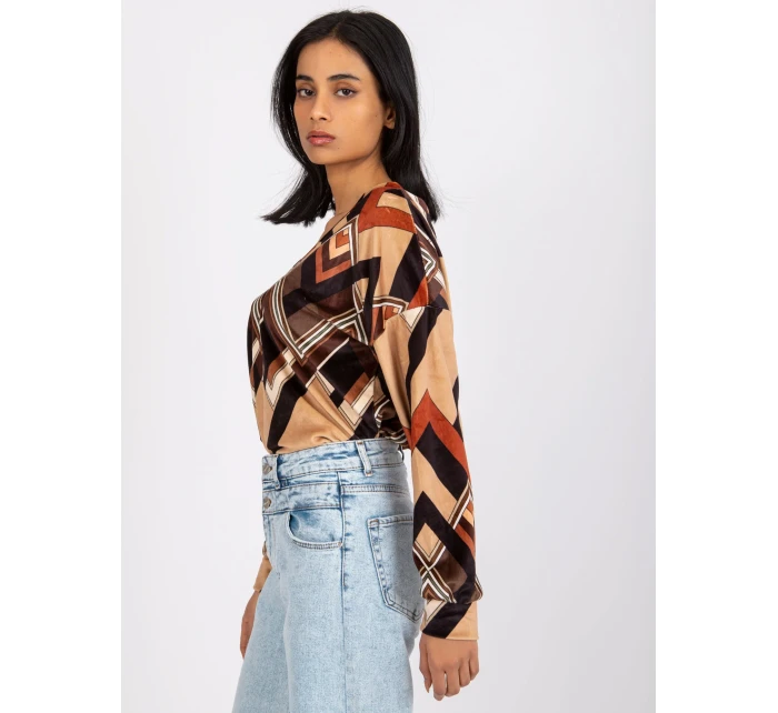 Bluzka DHJ BZ  camelowy model 19776024 - FPrice