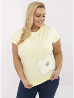 Bluzka RV BZ model 21072594 jasny żółty - FPrice Bluzka RV BZ model 21072594 jasny żółty - FPrice