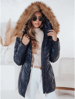 Dámska prešívaná zimná bunda SOLARIS navy blue FashionStreet TY4009