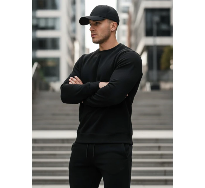 Pánská černá mikina model 21986415 - Dstreet