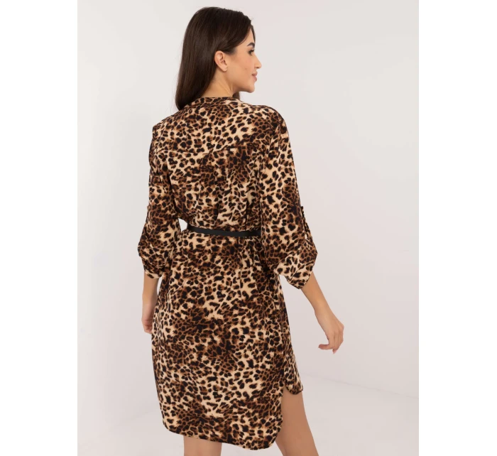 Šaty DHJ SK 5766Z 2.77 čierno-béžové