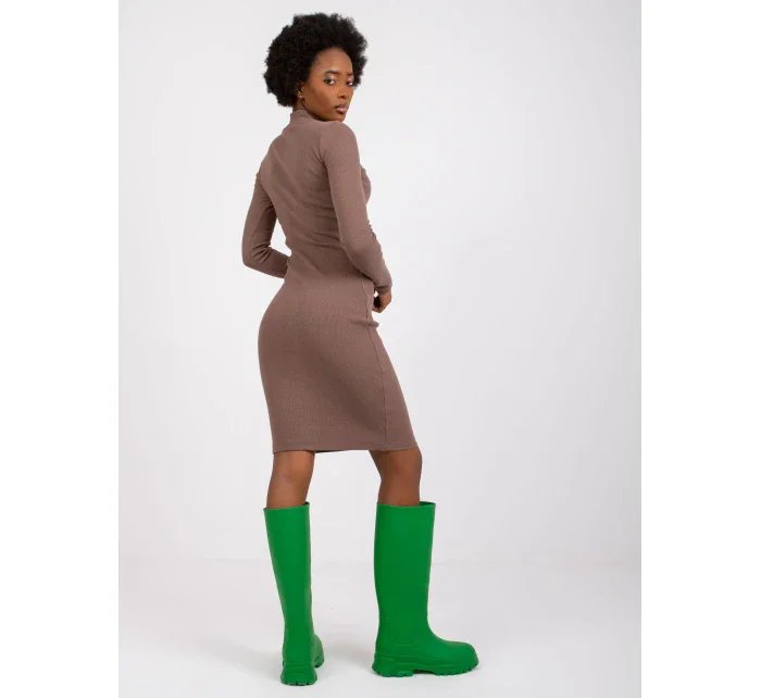 Šaty RV SK 7433.51 hnedá Šaty RV SK 7433.51 hnedá