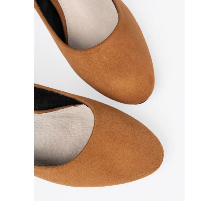 Módní lodičky model 21266916 dámské na širokém podpatku - GOODIN Módní lodičky model 21266916 dámské na širokém podpatku - GOODIN