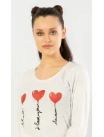 Dámske pyžamo dlhé I love you