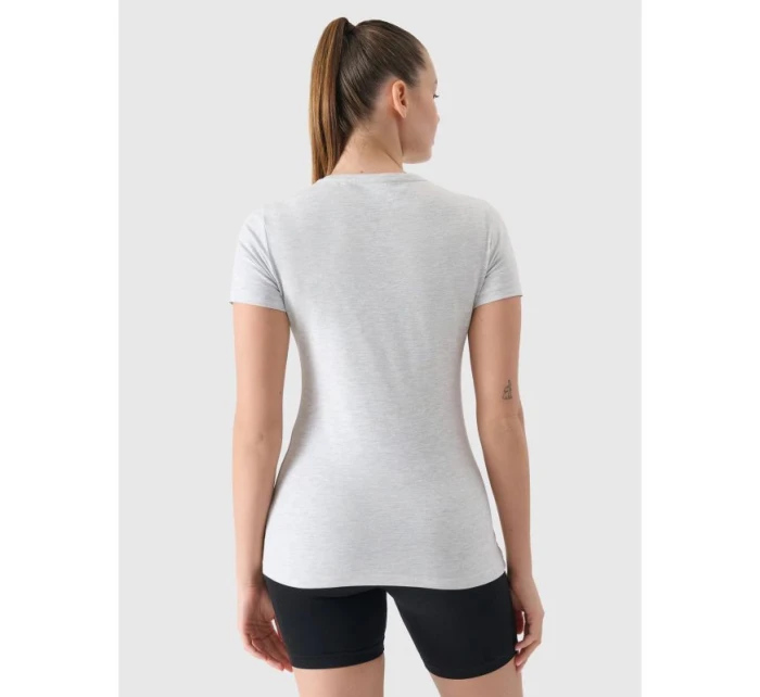 Dámské bavlněné slim tričko model 21432834 - 4F