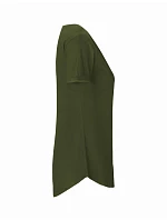 Neutral O 80012 Dámske bio tričko s vyhrnutými rukávmi 77.8012 military Neutral O 80012 Dámske bio tričko s vyhrnutými rukávmi 77.8012 military