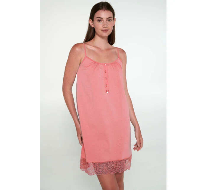 Noční košile s knoflíkovou légou model 19697282 - Vamp Noční košile s knoflíkovou légou model 19697282 - Vamp