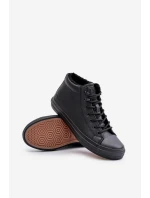 Mužské zateplené tenisky s zipem černé Big Star model 21669644 - Big Star Shoes