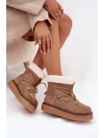 Dámské Sněhule Na Platformě S Světle Hnědá model 21788041 - Boto