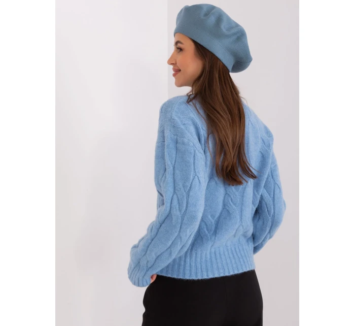 Czapka AT CZ model 18917559 szaro niebieski - FPrice Czapka AT CZ model 18917559 szaro niebieski - FPrice