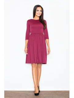 Šaty Finezja M117 bordová - Figl