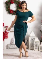 Dámske šaty Delicja SA718 zelené - Karko