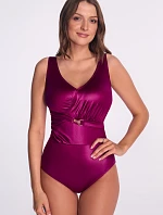 Jednodielne plavky SKJ-68 MAGENTA bordó – Ava