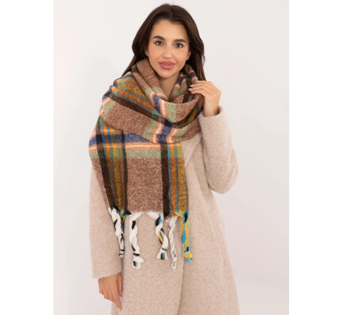 Šála AT SZ model 20527608 hnědá - FPrice